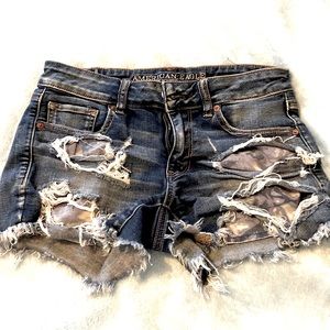 american eagle jean shorts